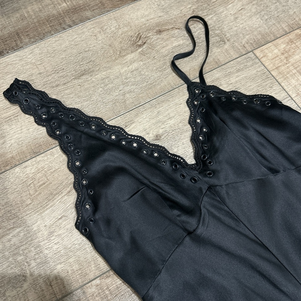 Isabel Marant Ayrich asymmetrical embroidered silk midi dress - Picture 5 of 9